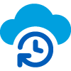 Icon representing cloud backups
