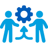 Icon representing co managed services